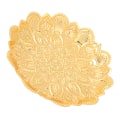 Miniatyrbillede 5 af 8: Guld frugtskål Retro galvaniseringsmønster Glattere overflader Snackbakke til familiemiddagsfester Kager Slik