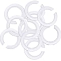 Miniatyrbilde 4 av 4: 10-pakning E27 til E14 Plast Lampeskjerm Ring Konverter, Lampeskjerm Ring Reduserer for Montering av Edison Skrue Lampeskjermer til Bajonett Sokler