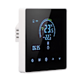 Miniatyrbilde 6 av 8: 3A Smart Termostat Intelligent Touch Fargeskjerm LCD Display Termostat Vannvarmer Kjele for Hjemmekontor Kjøpesenter Butikk Hvit WiFi-modell