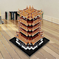 Miniatyrbillede 3 af 4: World Architecture Micro Nano byggeklodser sæt, mini diamant klodser byggelegetøj 3D puslespil til børn gave