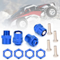 Pikkukuva 6 / 8: RC-auto 12mm - 17mm pyörän kuusikulmiomuunninsovitin lisävarusteet Sakura D4 HSP 94123 1/10 autolle Sininen