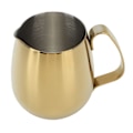 Miniatyrbilde 1 av 8: Kaffe Melk Kopp Rustfritt Stål Melkeskummer Mugg Cappuccino Latte Art Melk Mugg Gull 350ml