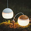 Pikkukuva 8 / 8: Camping-valopallo, 3 kirkkaustasoa, säädettävä, pitkäkestoinen, USB-ladattava LED-ulkolamppu, jossa koukku, valkoinen