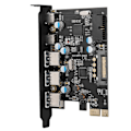 Pikkukuva 4 / 8: Monitoiminen PCB 5-porttinen TypeC-PCIe-laajennuskortti PCIe-sovitinkortti