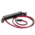 Miniatyrbilde 4 av 8: RC biltilbehør Mini 12 LED Light Bar Taklampe Passer for TRX-4 Scx10 1/10 4WD Crawler Black