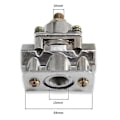 Miniatyrbillede 2 af 5: Bil Karburator Brændstoftryk Regulator 3/8 Tommer Indløb/Udløb 12-803