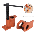 Miniatyrbild 2 av 7: 1 STK 3/4 tums rörklämma käftar Skruvfixtur Set Woodworking Tool Kit (vanlig)