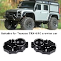 Miniatyrbild 8 av 8: 1 par aluminiumlegering bakre portalaxelnavkåpor för Traxxas TRX-4 RC Crawler Car