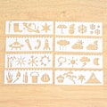 Pikkukuva 1 / 5: Uudelleenkäytettävät säästencilit: Luo upeita piirroksia