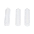 Pikkukuva 3 / 8: 3 kpl / sarja Surfboard Rudder Groove Muovi Finned Box Plug Fin Plug Base ruuveilla Valkoinen