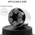 Miniatyrbillede 4 af 7: Universal topnøgle 3/8" drev Chrome Molybdæn stål reparationsværktøjsfittings (10-19 mm)