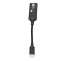 Miniatyrbild 8 av 8: Dubbel typ C hörlursadapter stöder 60W PD QC snabbladdningsenhet USB C hörlursuttag Adapter för hörlurar