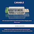 Miniatyrbilde 2 av 5: Usb til Can Bus Konverter Adapter Usb til Can Modul Tja1051t/3 Ikke-isolert