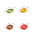 Miniatyrbillede 4 af 5: 4 STK. Pod til Avocado Citron Tomat Beskytter og Opbevaring Holdbare Genanvendelige Beholdere Madopbevaringsboks