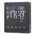 Miniatyrbillede 3 af 8: Digital termostat LCD-skærm programmerbar smart touch-skærm gulvvarme kedelcontroller sort AC90‑240V K2MRH3A