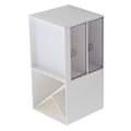 Miniatyrbillede 3 af 8: Skrivebordsopbevaringsboks Minimalisme Stil Multifunktionel Lille Skrivebordsarrangør med Skuffe til Soveværelse Stue Kontor