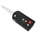 Pikkukuva 2 / 8: 3 + 1 painikkeen taittuva kääntöavain kotelo kuori sopii Mazda 3 5 6 RX-8 CX-7 CX-9
