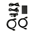 Miniatyrbild 2 av 8: KVM-switch 2 portar Plug and Play USB HUB 4K 30Hz HD Multimedia Interface KVM-switch för PC-skrivare Mus Tangentbord