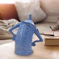 Miniatyrbilde 6 av 8: Oppbevaringsboks i harpiks, multifunksjonell, stilig matbeholder, hjemmedekorasjon for smykker, kaffe, blå S