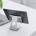 Pikkukuva 3 / 5: Säädettävä tablettiteline iPadille, iPhonelle, Switchille, Galaxy Tabille - Telinettä iPad Prolle, Airille, Minille - Kompakti ja kätevä pöytäteline (11*11cm)