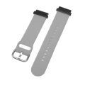 Miniatyrbillede 5 af 8: Udskiftningsarmbånd 20 mm vandtæt blødt silikoneurrem med hurtig frigørelse til Garmin Fenix ​​7S Grå