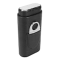 Miniatyrbillede 7 af 8: 3 STK cigaretui Blødt læder Cedertræ Foring Elegant udseende Bærbar cigaræske til rejser officiel virksomhed