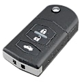 Miniatyrbillede 4 af 4: Smart fjernbetjeningsnøgle til bil med 3 knapper, 80-bit 63 chip, bilnøgle fob, passer kompatibel med 2 3 5 6 Rx8 Mx5 433mhz