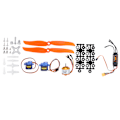Miniatyrbild 4 av 8: 2212 KV2200 Motor 40A XT60T ESC SG90 Servo 6035 Propellertillbehörssats för RC-flygplan