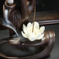 Miniatyrbillede 3 af 5: Keramisk Bergamot-formet Reflux røgelseskeglebrænder