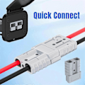 Pikkukuva 5 / 5: Anderson-liitin, 8AWG 50A Akun Pikaliitin/Irrotusliitin, 0,5 m Akun Kaapeliliitin, Vinssin Johdotus