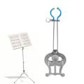 Miniatyrbilde 4 av 5: Portable Marching Lyre Notholder Stand - Trompet Nodearklips - Musikkinstrumenttilbehør