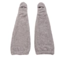 Miniatyrbillede 4 af 8: Overknee Fuzzy Socks Vinterhjem Sove blødt Tykke åndbare plysstrømper Benvarmer Grå