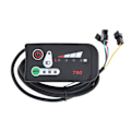 Miniatyrbillede 1 af 5: Robust letvægts E-Bike 24v kontrolpanel med Speed ​​Display