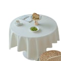 Miniatyrbild 1 av 4: 1m*1m Vit Kvadratisk Duk | Tjock & Tvättad | Perfekt för Fester, Bröllop, Kök, Restauranger
