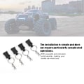 Pikkukuva 7 / 7: 1/5 1/8 RC-auton korin kuoren kiinnitystappi set Lisävarusteet sopivat Traxxasiin (musta)