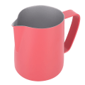 Miniatyrbillede 2 af 8: 600 ml rustfrit stål mælkeskummende kop Kande Kande Latte Art til hjemmebrug kaffebarRose Red