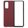 Kolfibertexturerat telefonfodral för Xiaomi MIX FOLD ABS Smartphone Skyddsfodral Röd