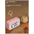 Miniatyrbild 3 av 4: LED Digital Väckarklocka Snooze Elektronisk Väckarklocka Temperatur Luftfuktighet Display Skrivbordsklockor H