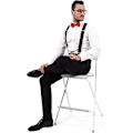 Miniatyrbild 4 av 5: Curry Stripe Herr Suspender - One Size Fits All, Starka Klämmor, Olika Färger