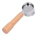 Pikkukuva 5 / 8: Portafilter 51mm 2 korvaa pohjaton kahvakahva ruostumaton teräs Delonghi ECO310 C1 -tyyppiin pyökki