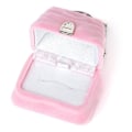 Miniatyrbillede 4 af 5: Velvet Ring Smykke Display Opbevaring Bo x Gaveæske Holder Organizer - Pink Håndtaske Form