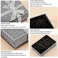 Miniatyrbild 4 av 5: Rektangulär Presentask, 12 st 6,9 x 4,8 x 2,3 cm Små Smyckesaskar i Kartongpapper Presentfodral med Rosett för Örhängen Hängen Halsband Armband