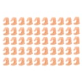 Miniatyrbillede 1 af 8: 50 stk Nailed False Fingers Practice Fingre for Hand Nail Art Training Display Dekoration