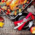 Miniatyrbillede 5 af 5: Servietringe med blade til efterårsfest, juleservietringe til Thanksgiving-fester