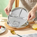 Miniatyrbilde 4 av 5: 2 STK Delt Vestlig Matfat Pastarett Salat Grillfat, C