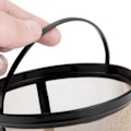 Miniatyrbillede 3 af 5: Kaffefilter Universal Permanent med Solid Bund Designet