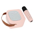 Pikkukuva 4 / 8: Mini Karaokelaitteet Kannettava Bluetooth-kaiutin Langattomalla Mikrofonilla Basso Diskanttisäädöllä Pinkki