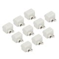 Miniatyrbilde 3 av 8: 10 stk 60A 400V hurtigkoblingskabel Terminal One In Two Out Elektriske ledninger Inline koblingsblokker for 0,5-6mm² ledninger