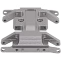 Miniatyrbild 2 av 8: RC-växellådsfäste i aluminiumlegering, chassibasplåthållare för Axial SCX24 90081 1/24 RC-bilTitanium