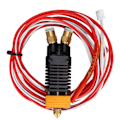 Miniatyrbillede 6 af 8: 3D-printertilbehør 2 i 1 1,75 mm 2 farver metal varmeafledningseffekt Hot End Kit